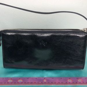 Monsac Original Black Leather Mini Bag